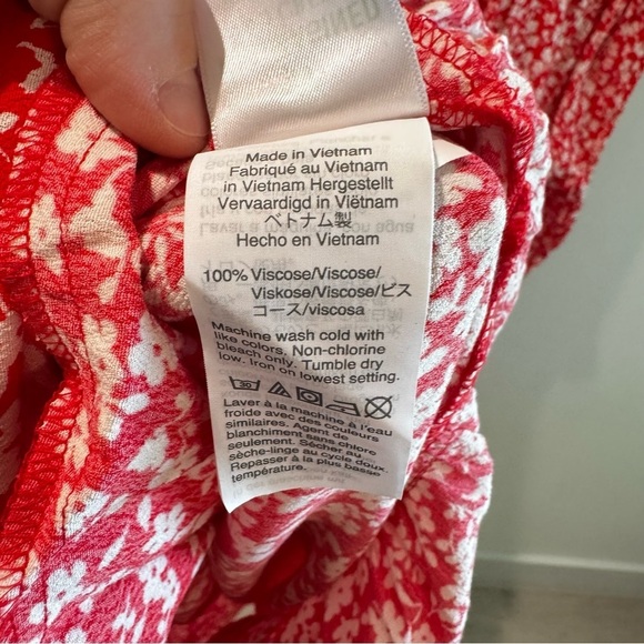 NWT J Crew Shirtdress in Tossed Bouquet Floral Print Midi Length XXL - Picture 7 of 8